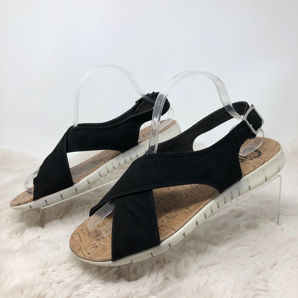 Circus Sam Edelman Ozzie Black Sandals Women's 9.5 - Picture 2 of 8